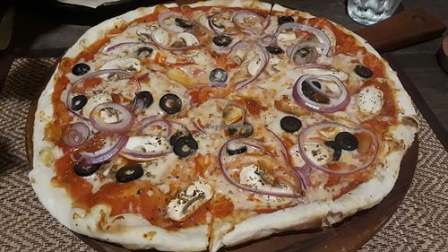 Pusco pizza at Downtown - Vegan Garden Restaurant in Chiang Mai