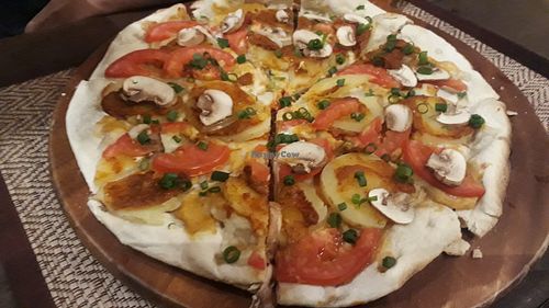 Lanna Star Pizza at Downtown - Vegan Garden Restaurant in Chiang Mai