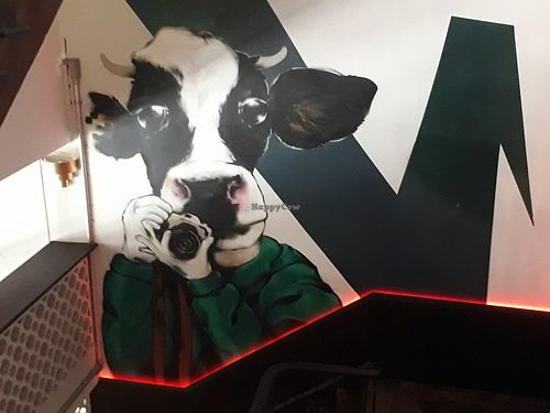 Upstairs art space at Downtown - Vegan Garden Restaurant in Chiang Mai