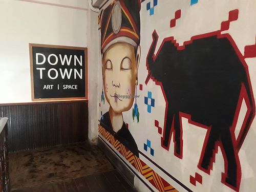 Art space at Downtown - Vegan Garden Restaurant in Chiang Mai