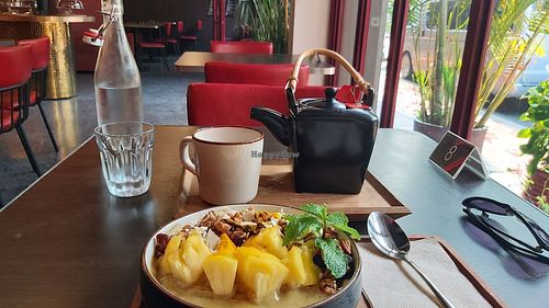 Golden bowl at Downtown - Vegan Garden Restaurant in Chiang Mai