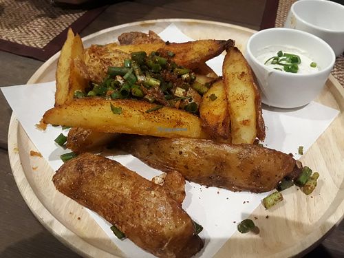 Country fries at Downtown - Vegan Garden Restaurant in Chiang Mai