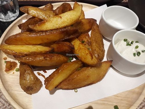 Country fries at Downtown - Vegan Garden Restaurant in Chiang Mai