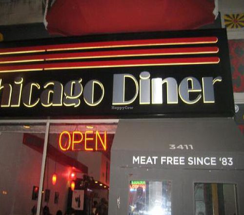 Front Door at The Chicago Diner - Lakeview in Chicago