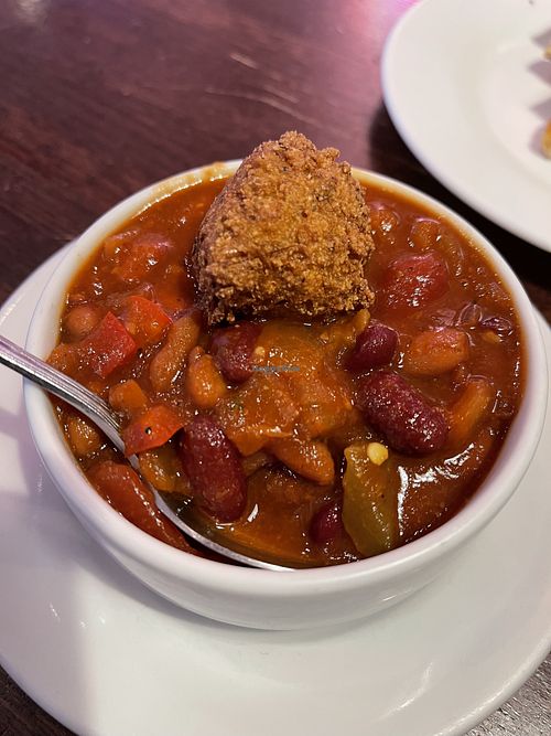 Chili Cup - gluten-free and yummy #Veganuary at The Chicago Diner - Lakeview in Chicago
