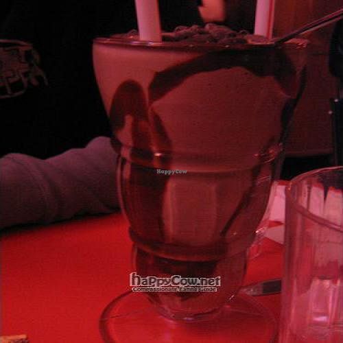 Vegan milkshake! at The Chicago Diner - Lakeview in Chicago