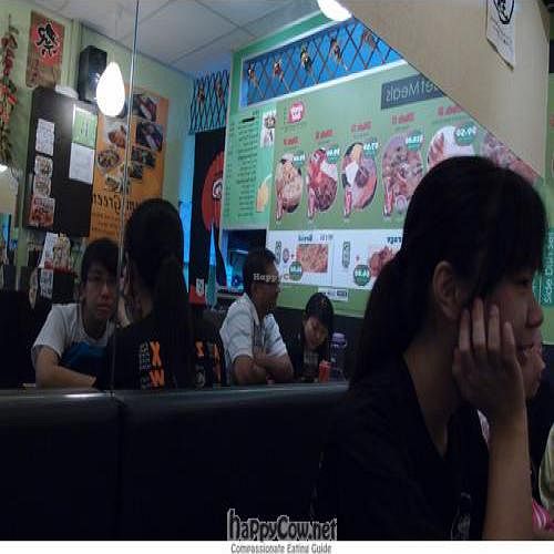 small place but cozy at Yummy Green in East Singapore