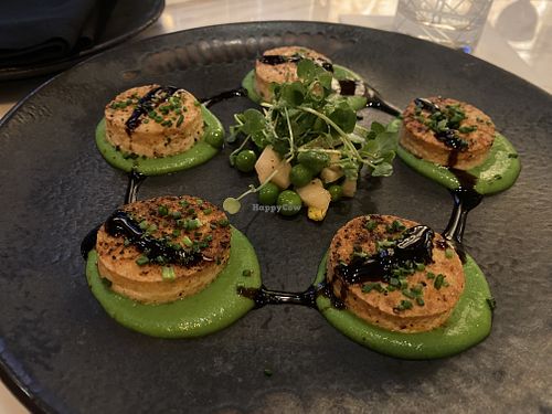 Tofu scallops  at Caesar's Palace - Gordon Ramsay Hell's Kitchen in Las Vegas