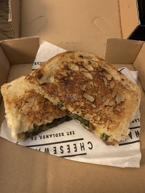 Caprese grilled cheese  at Cheesewalla in Redlands