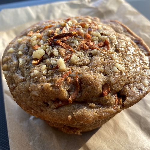 Carrot Cake Muffin  at Coffee And Plants in Pasadena