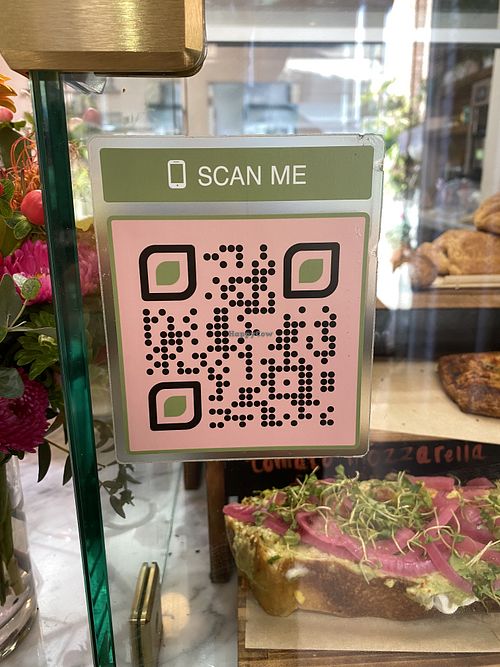 QR Code  at Coffee And Plants in Pasadena