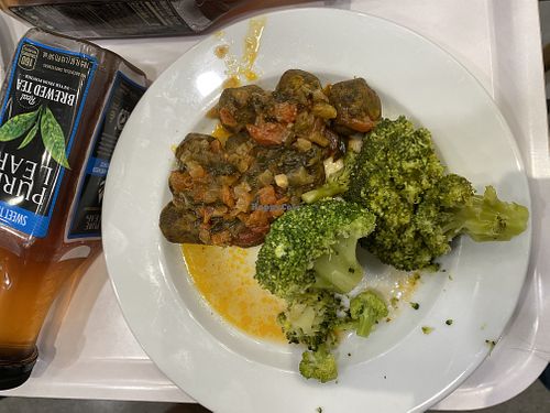 Veggie balls are vegan  at IKEA in Tampa