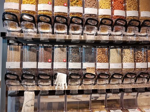 Pasta, seeds and nuts at Chez Mamie in Biel