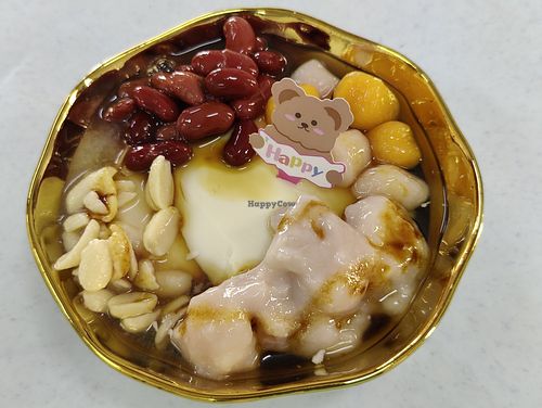 Taiwanese beancurd dessert with red bean etc at Restoran Greenhouse Garden 蔬境缘 in Johor Bahru