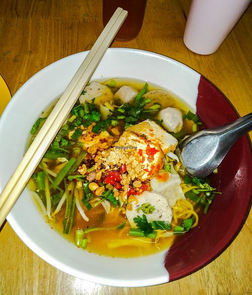 Guaytiaw Thai Noodle Soup at Guwan Im in Udon Thani