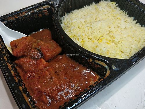 Soy Potato Masala Biryani Infused Saffron at Jollibean - Tanjong Pagar in Central Singapore