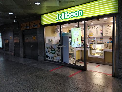 Shop front at level B1 of lavender mrt station at Jollibean - Lavender MRT in Central Singapore
