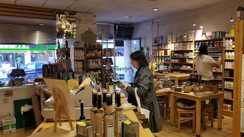 Inside at Le Marche de Vie in Geneva