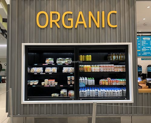 Fridge section at SFO - Amy's Drive Thru - T1 in South San Francisco