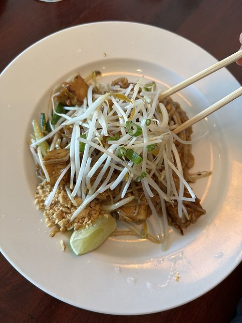  Vegan Pad Thai  at Baitong Thai & Sushi in St Augustine