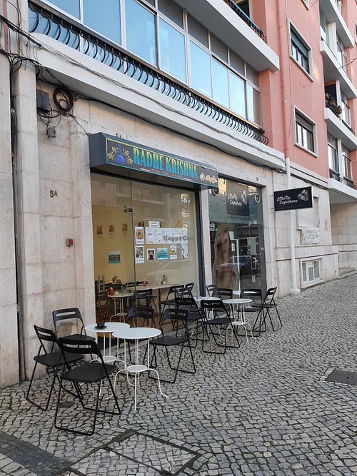 Entrace at Radhe Krishna in Lisbon