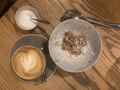 Carrot cake with chocolate at KLE in Zurich