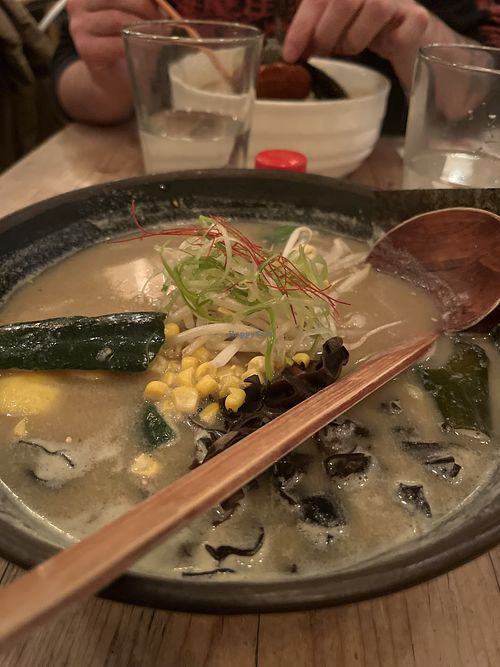 Vegan Thai green curry ramen  at Jin Ramen - West Harlem in New York City