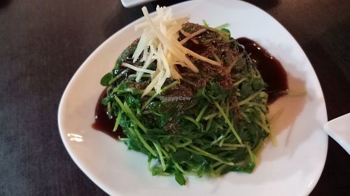 Stir fried pea shoots at Fēng Wèi Tíng 豐味亭 in Taipei