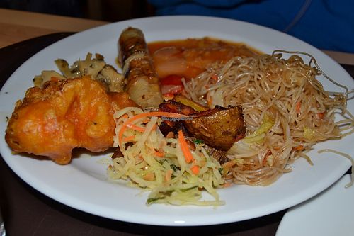 Buffet Dec 2016 at Loving Hut - Na Porici in Prague