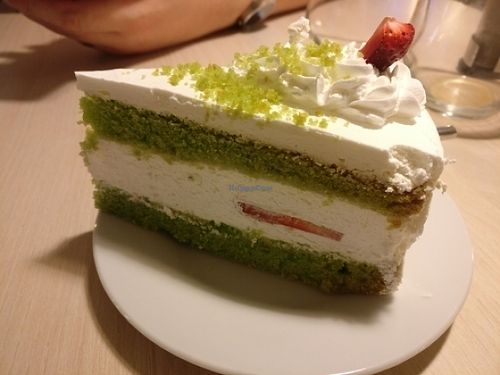 Cake of some kind at Loving Hut - Na Porici in Prague