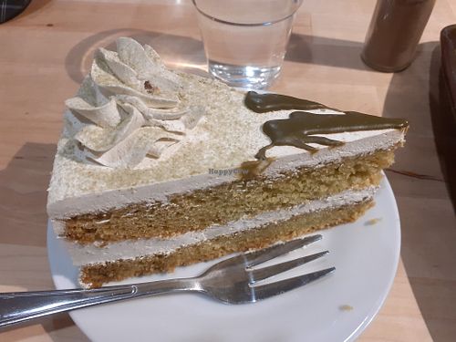 Citrone cake. at Loving Hut - Na Porici in Prague