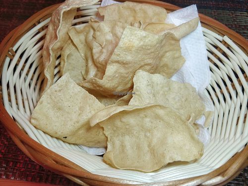 Papadum at Bazil Kitchen in Central Singapore