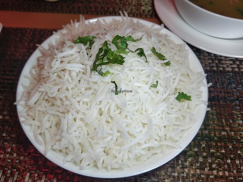 White rice to go along with my mutton soup at Bazil Kitchen in Central Singapore