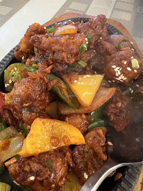 Honey sesame gobi  at Bazil Kitchen in Central Singapore