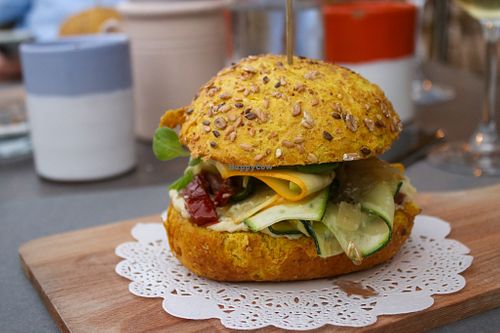 vegan sandwich at Bagià in Alberobello