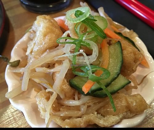 side salad at Itadakizen in London