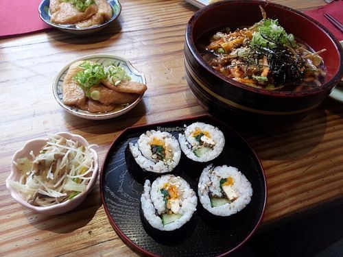 Soup & sushi at Itadakizen in London