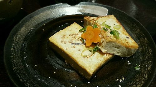 Tofu steak at Itadakizen in London