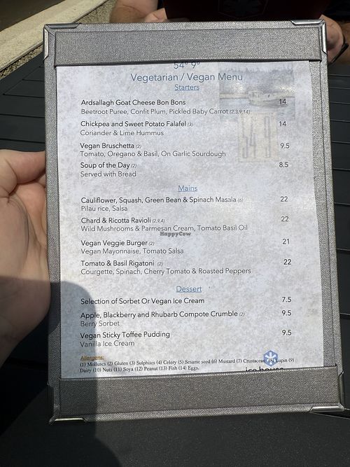 Menu  at The Ice House in Ballina