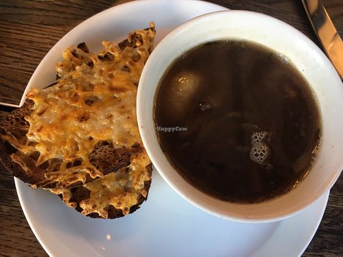 French onion soup at Spirit Elephant in Winnetka