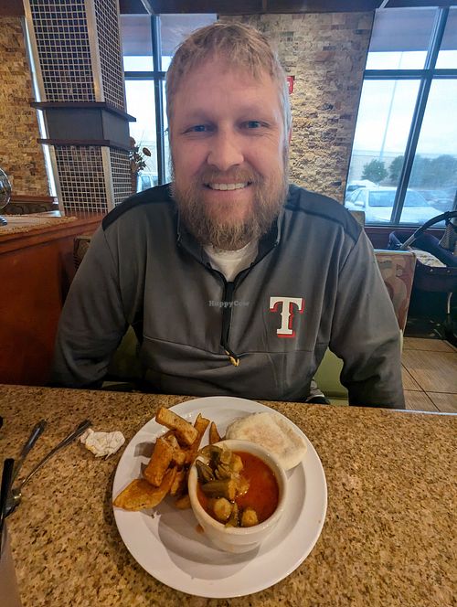 Bamia okra! at Dimassi's Mediterranean Buffet in Plano