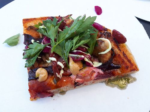 Radish one. 1 slice = CHF 8.50 at lil Radish in Bern