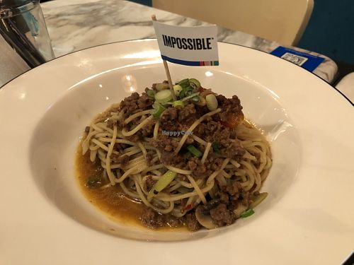 Impossible teriyaki pasta at PizzaExpress - Holland Village in Central Singapore