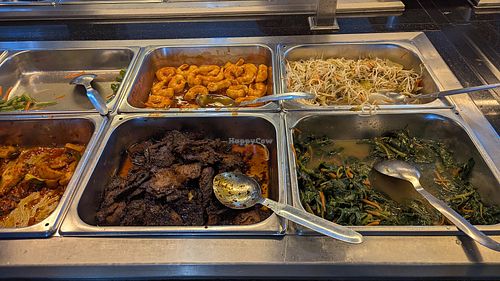 Mock meat and vegetables at Restaurant Bumi Maitri - Depot Vegetarian Food in 