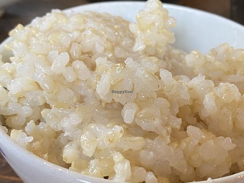 Brown rice at Genmai-an in Nara