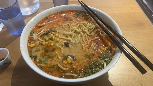 Vegan Ramen  at Oba Ramen in Cottage Grove