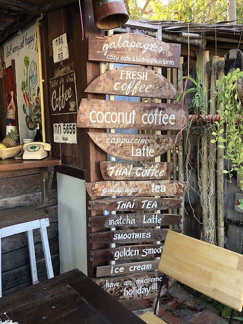 Amazing alternative drinks   at Galapagos in Koh Lanta