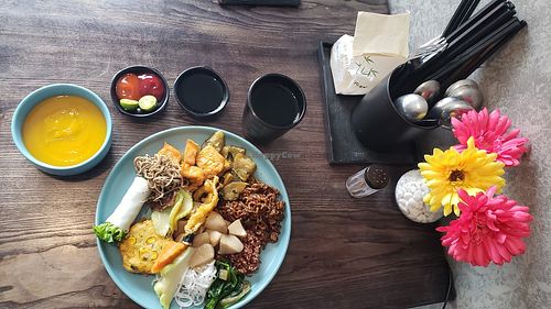 My plate at Vegito in Hanoi