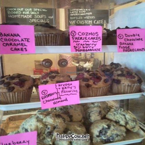 vegan desserts by kris from veganscraps at Chef Brooke's Natural Cafe in Fort Myers