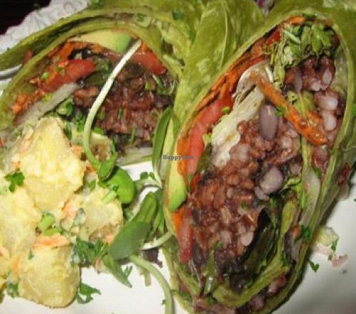 house beans and brown rice burrito by brittany at Chef Brooke's Natural Cafe in Fort Myers